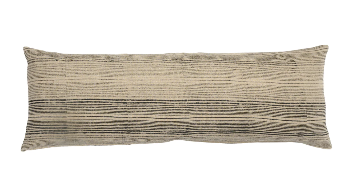 Stripes Shades of Noir 18x40"