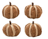 Coco Fiber and Raffia Pumpkin