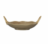 Rattan Handled Stoneware Bowl