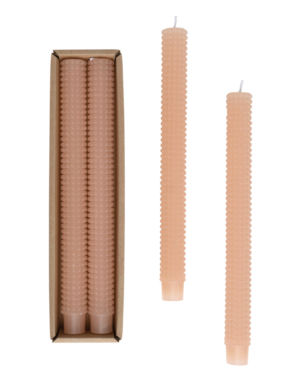 Hobnail Taper Candles