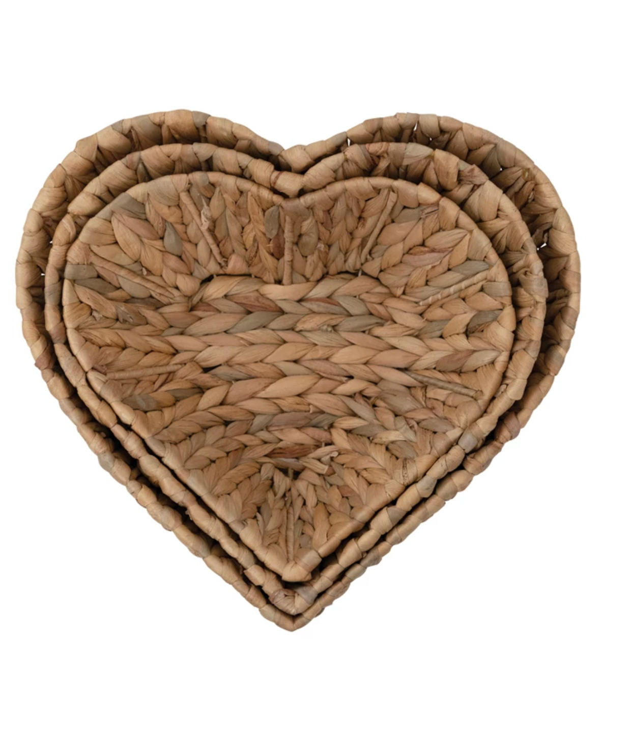 Hand Woven Heart Basket