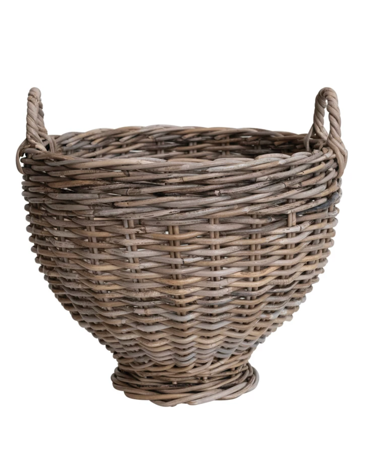 Rattan Footed Basket