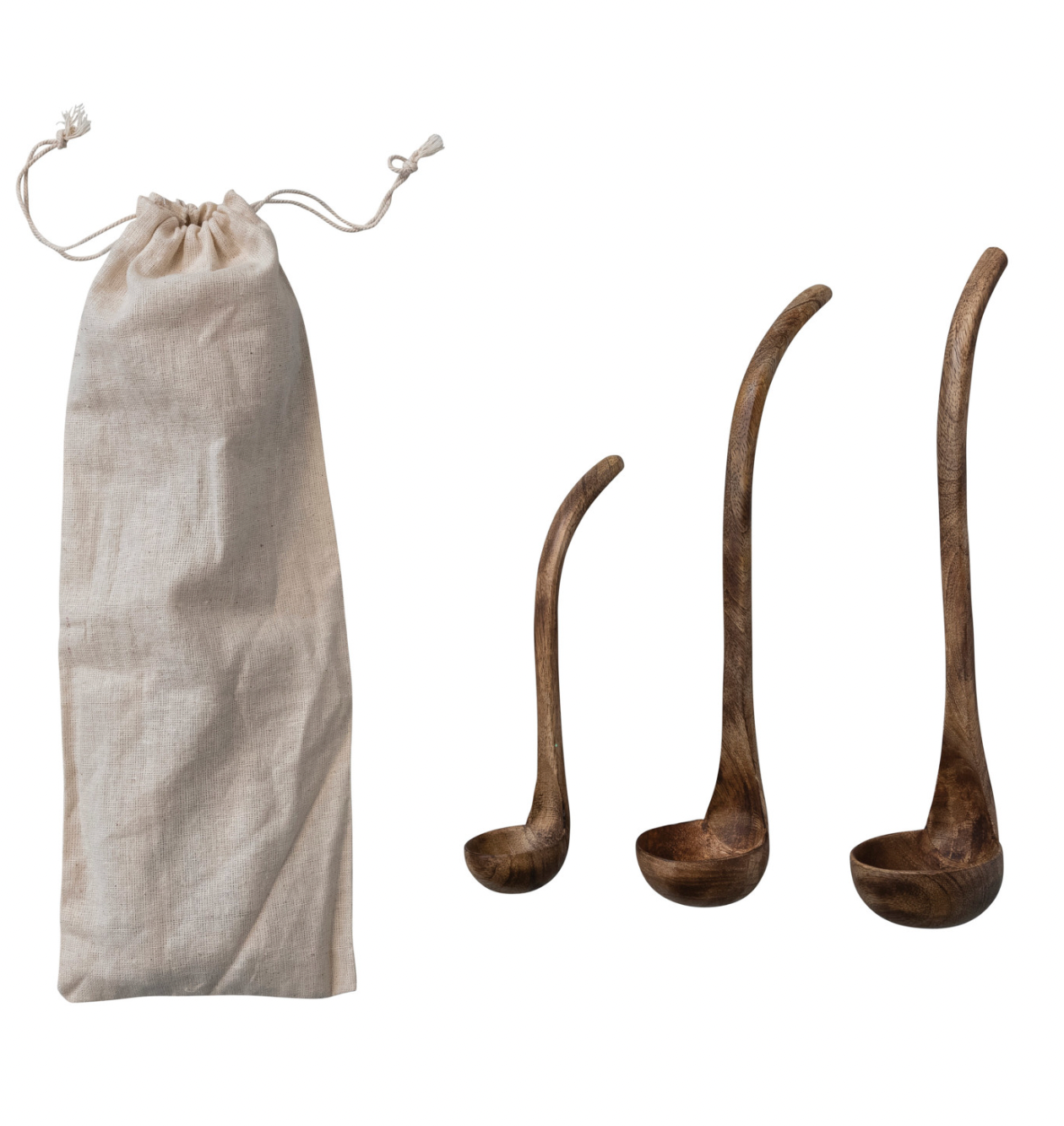 Maple Stained Ladles