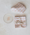 Blush Gingham Napkin Set