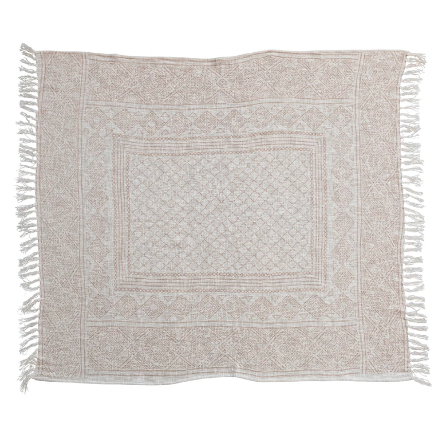 Cotton Printed Throw