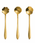 Brass Flower Spoons