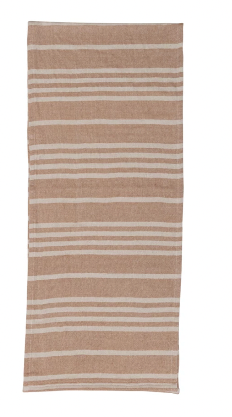 Natural and Blush Table Runner
