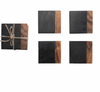 Marble &amp; Wood Coasters