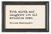 Wood Framed Wall Sayings