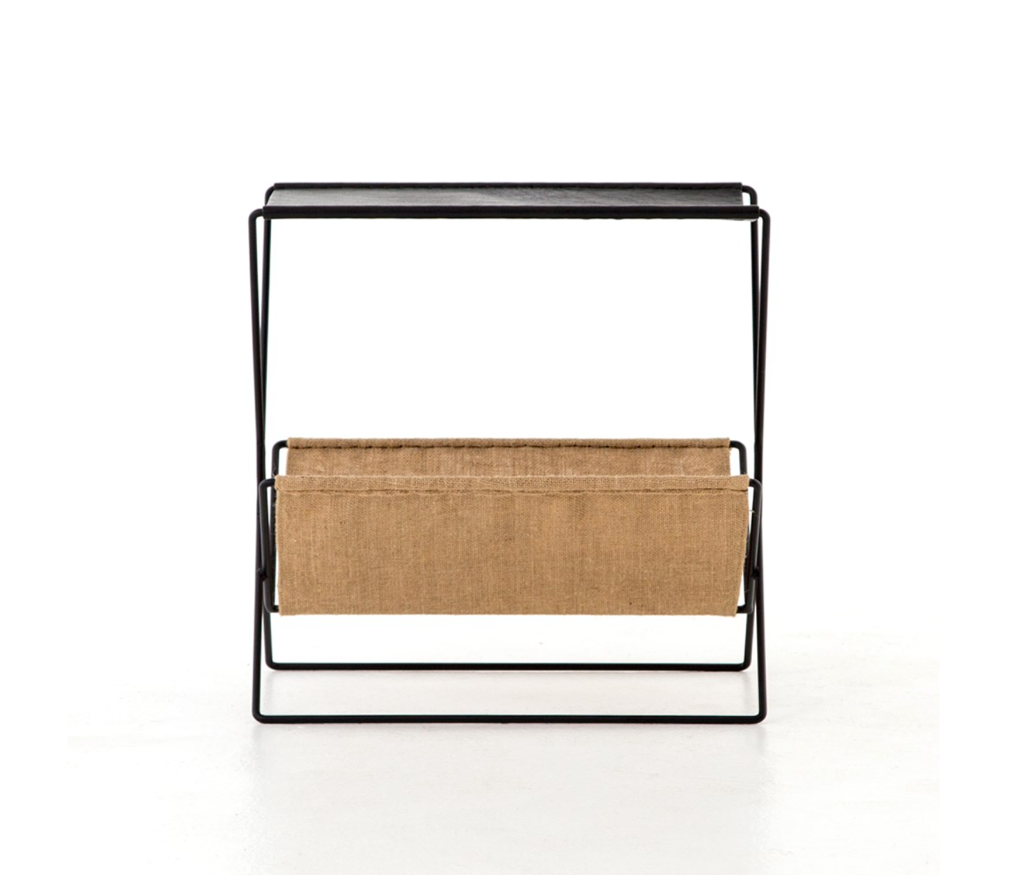 Leather Magazine Rack