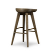 Wooden Swivel Bar + Counter Stool