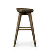 Wooden Swivel Bar + Counter Stool