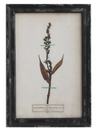 Framed Wall Decor with Floral Art