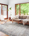 Silver / Charcoal - Wynter Collection Rug