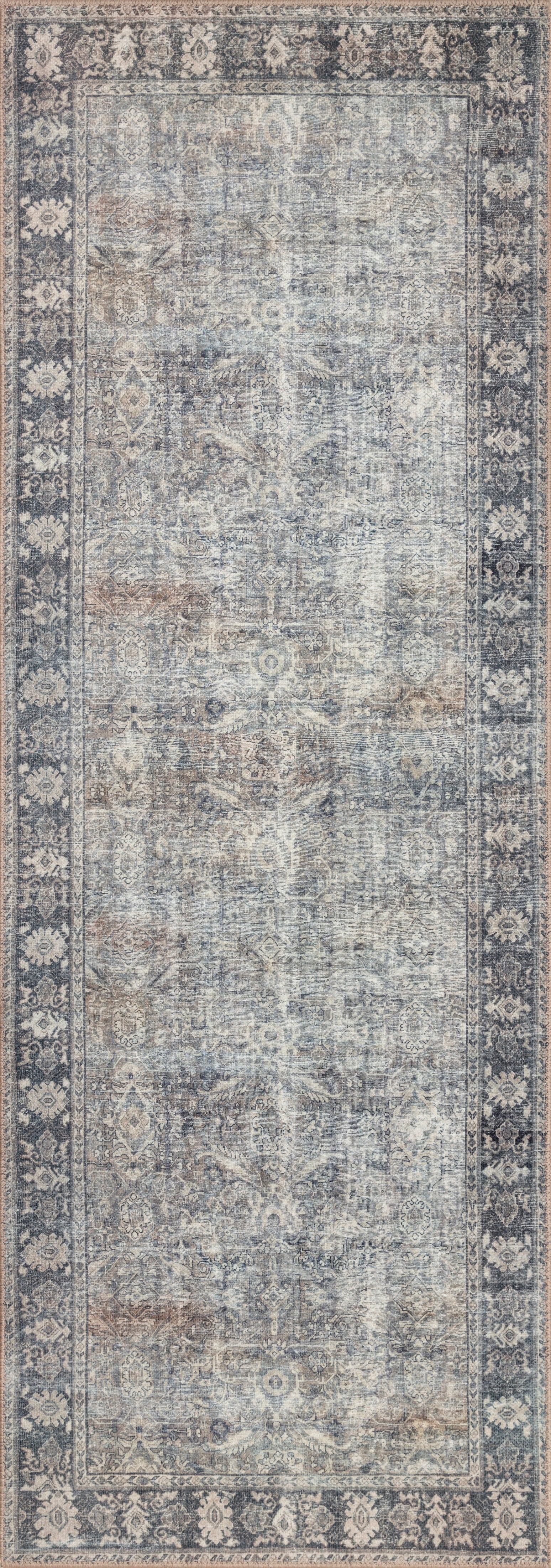 Grey / Charcoal - Wynter Collection Rug