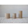 Pleated Pillar Candle