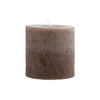 Unscented Pleated Pillar Candle