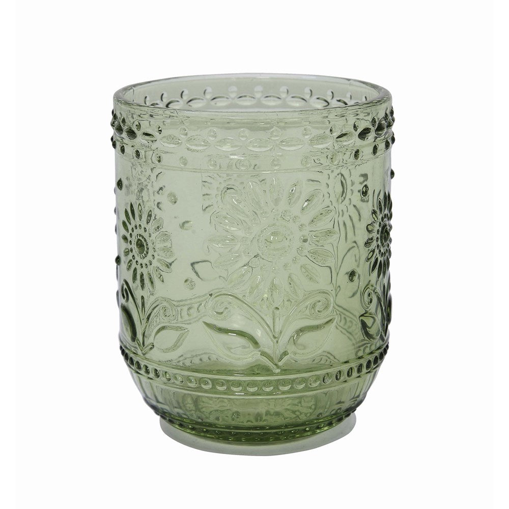 Embossed Drinking Glass