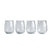 Recycled Glass Stemless Wine Glass
