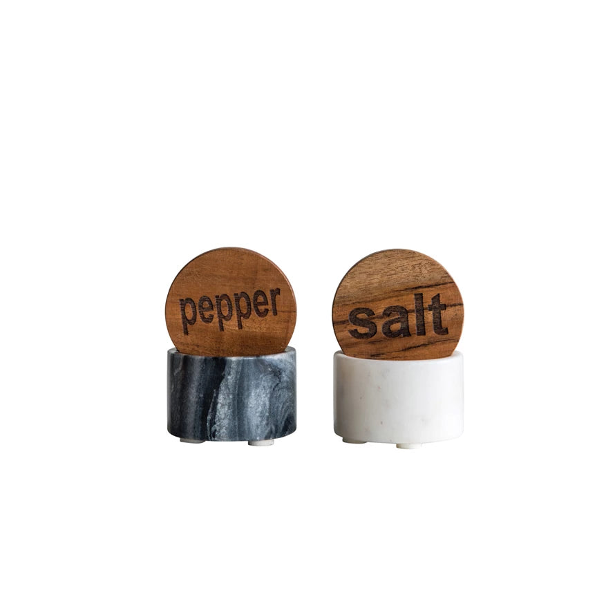 Marble Salt and Pepper