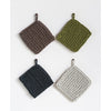 Square Cotton Crocheted Potholder