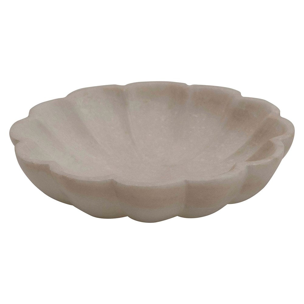 Marble Flower Shaped Dish