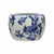 Blue Floral Patterned Planter