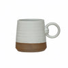 White &amp; Brown Mug