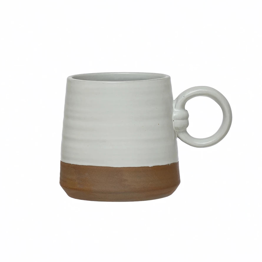 White & Brown Mug