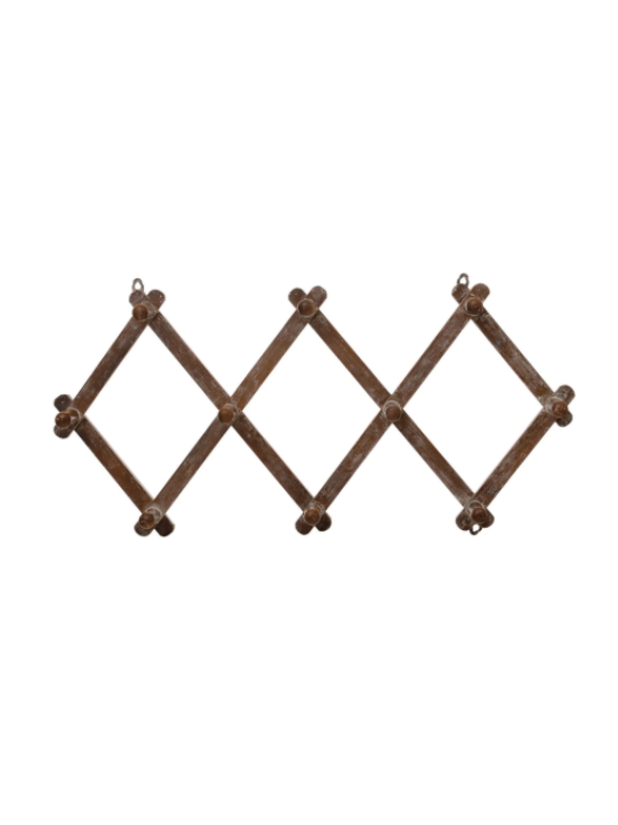 Wood Expandable Accordion Wall Hanger